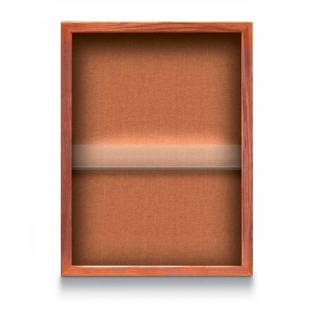United Visual Products Indoor Enclosed Combo Board, 48"x36", Gold Frame/Black & Amethyst UVCB4836G-BLACK-AMETHY